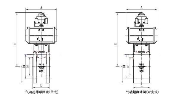 氣動(dòng)對(duì)夾式球閥Q671F結(jié)構(gòu)圖紙 氣動(dòng)對(duì)夾式球閥Q671F結(jié)構(gòu)圖紙